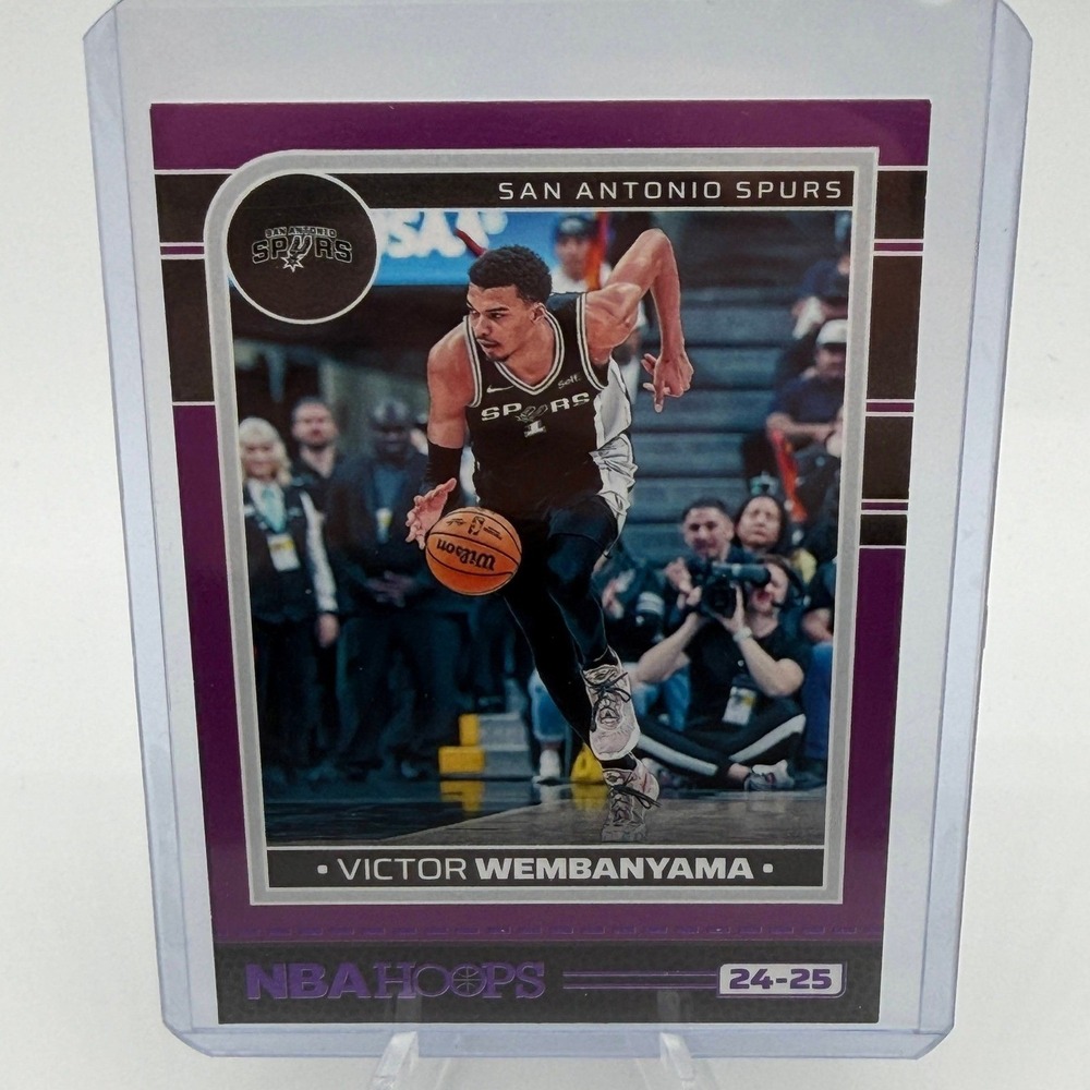 2024-25 Panini NBA Hoops Victor Wembanyama 165 San Antonio Spurs Basketball Card